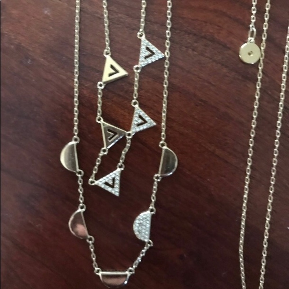 Stella & Dot Pave’ Chevron necklace #N483G